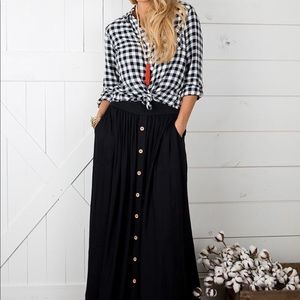 Matilda Jane Grain Silo Maxi Skirt NWT
